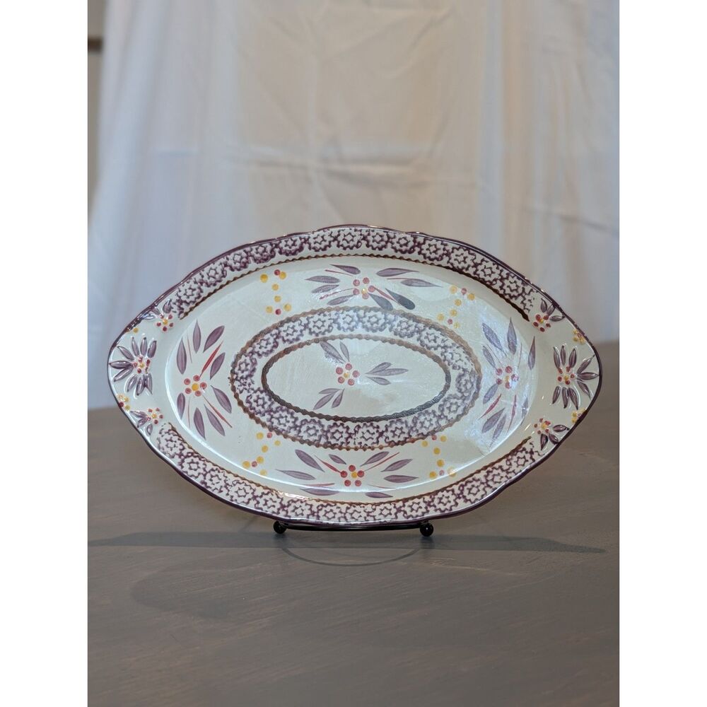 Temp-tations Old World Small Oval Serving Platter (12") Price: $18